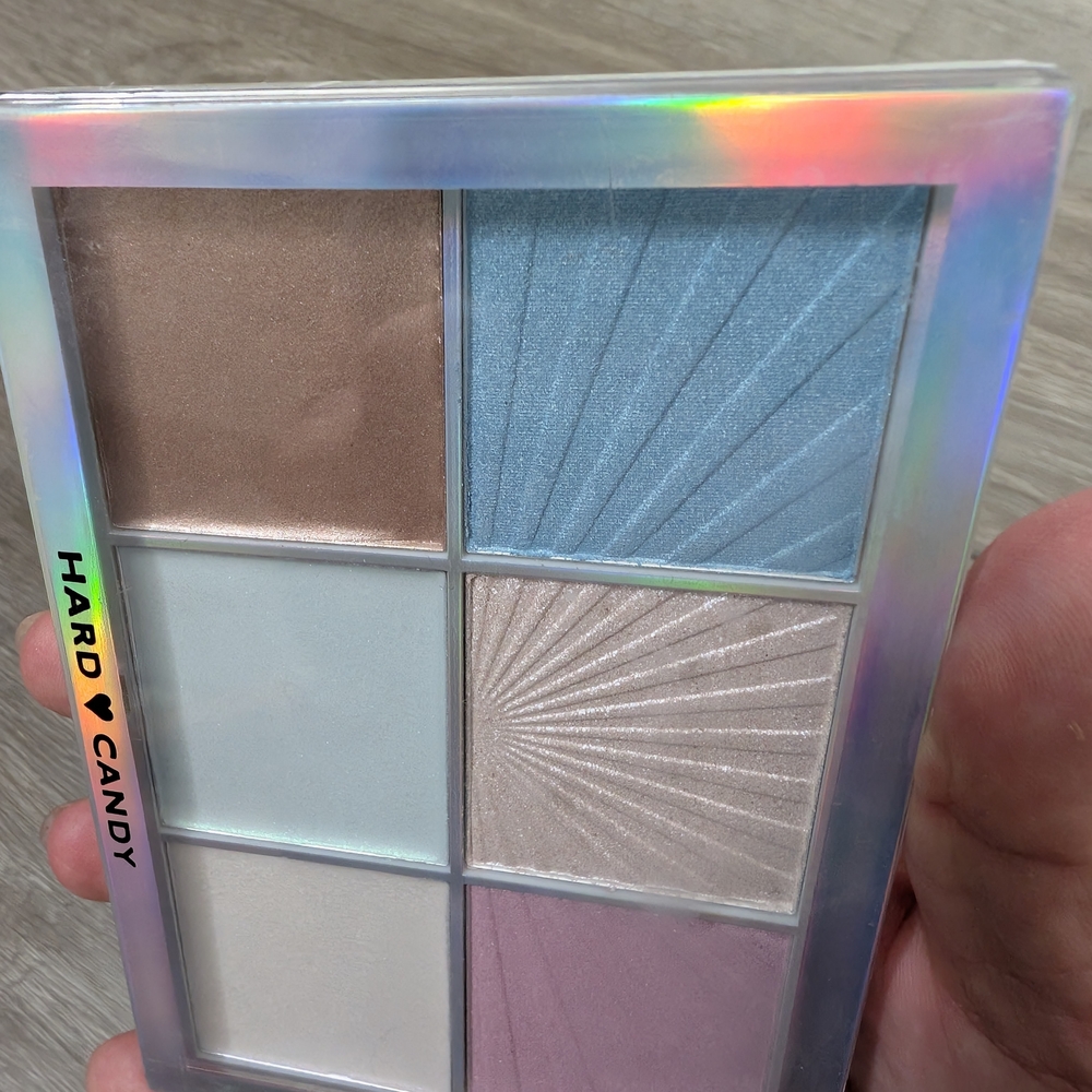 Hard Candy Shimmer Highlight & Blush Palette in Pastel Shades